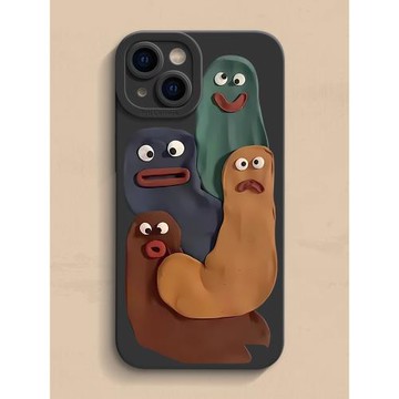 橡皮臉iPhone17手機殼蘋果15pro max個性13保護7套mini男女12搞怪14全包16有趣se3防摔8plus歐美11新款xr創意