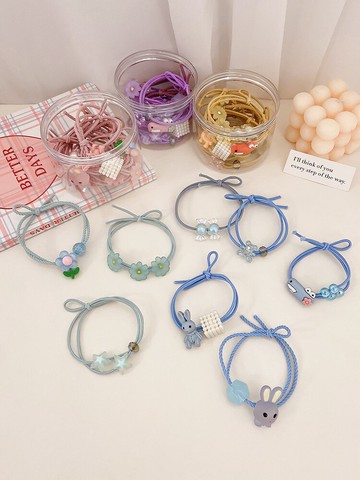 可愛頭繩新款少女網紅發圈兒童發繩皮套女童扎頭發皮筋