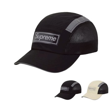 SUPREME SIDE MESH CAMP CAP 反光 透氣網 五分割帽 五分割 彎簷五分割 ( SS25H25 )