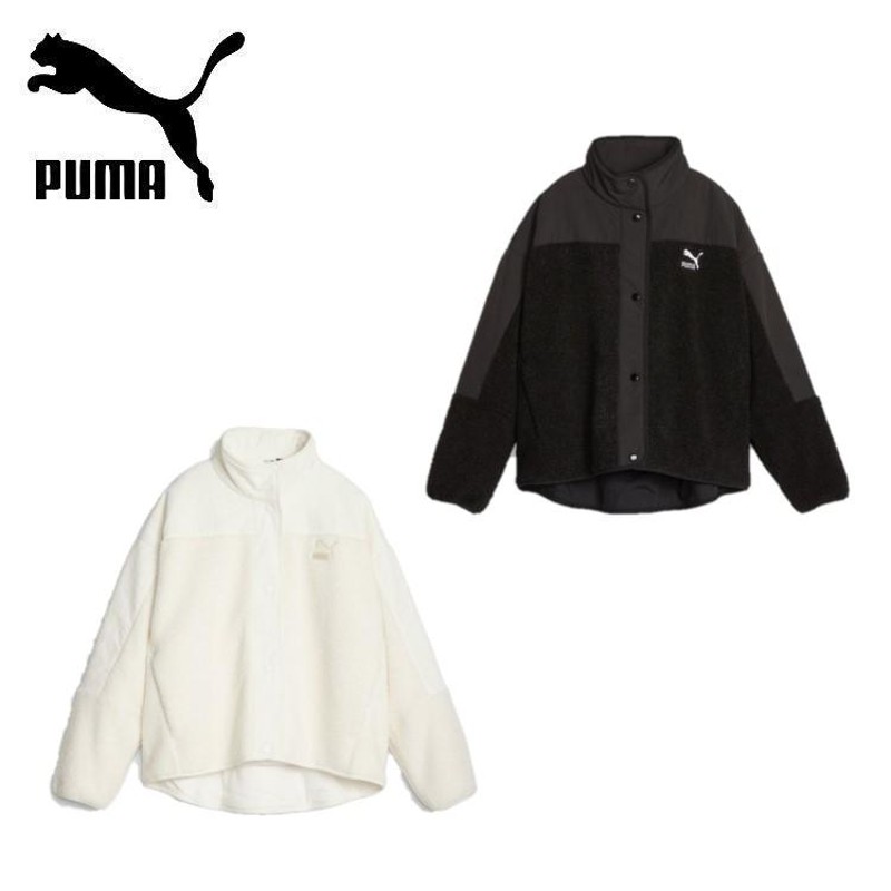 23秋冬 PUMA プーマ レディース CLASSICS シェルパ ジャケット 621691