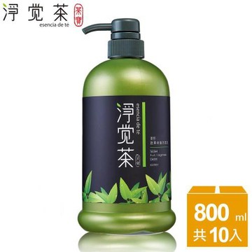 茶寶 淨覺茶 茶籽碗盤蔬果洗潔液800ml(10瓶組)