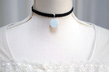 樹脂藝術 方形吊墜・夜色深處