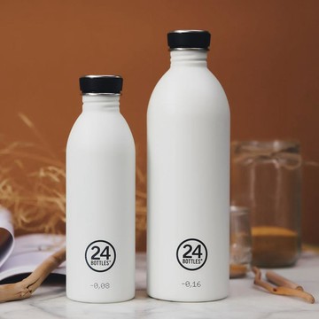24Bottles 高耐磨輕量冷水瓶 1000ml 單色款 /共2色 紳士黑