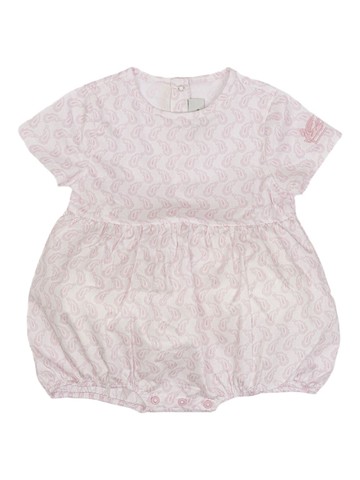 ETRO KIDS - Paisley-print cotton romper - kids - Cotton - 3 mth - Pink