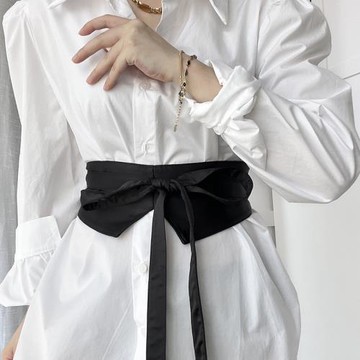 布腰封女襯衫綁帶裝飾束腰連衣裙漢服女士腰帶配裙子古風配飾外搭