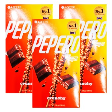 PEPERO 脆心巧棒  39g  3盒