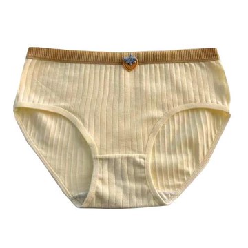 內褲女士純棉抑菌三角褲新款簡約不夾臀高彈透氣親膚無痕三角褲女