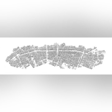 歷史鹿港鎮  限量版美術印刷品