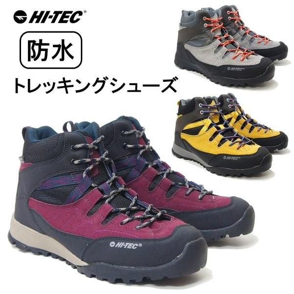 HI-TEC ハイテック アオラギ ミッド トレッキング ブーツ アウトドア シューズ メンズ 登山靴 ハイキング 防水 2E ハイカット アオラキ  tmhthku10 送料無料 通販 LINEポイント最大0.5%GET LINEショッピング