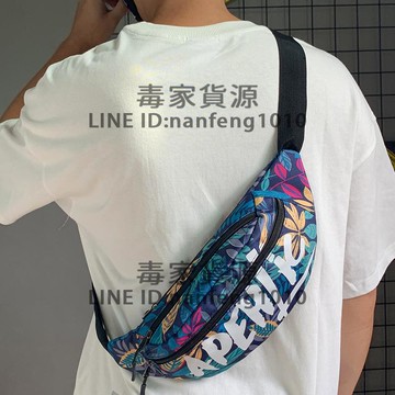 胸包男腰包男側背斜背包男學生日系帆布百搭簡約小包男包【毒家貨源】【不二雜貨】