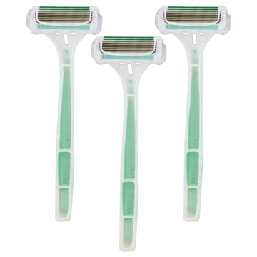 KeSHO 仕女六刀片除毛刀  3支  1包