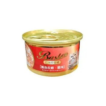 Baster巴絲特 貓罐3號-鮪魚佐蝦、蟹肉 80g x 24入