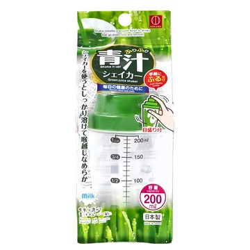 KOKUBO 小久保 早晨青汁搖搖杯  1個  透明色 + 綠色  200ml