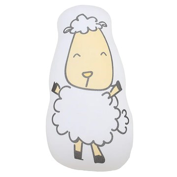 baa baa sheepz 抱抱羊 安撫抱枕 真空包裝 95% 天然竹纖維 5% 彈性纖維  中(38 x 18cm)  微笑抱抱羊  1個