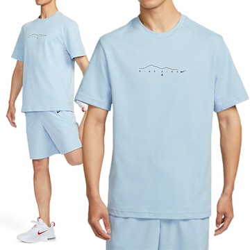 Nike AS M NK DF Primary SS Top GCEL 男款 淺藍色 訓練 短袖 IF0374-440