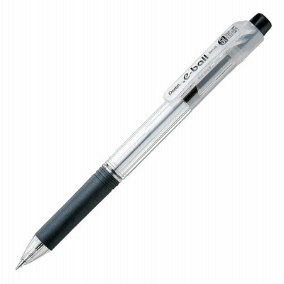 油性ボールペン　ドットイーボール　0.5　黒　BK125-A ぺんてる