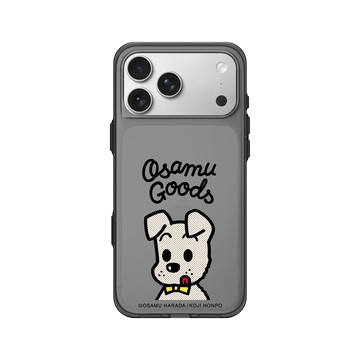 iPhone 17 Pro Max Clear (相機按鈕) 酷墨灰 - OSAMU GOODS - 經典系列-DOG
