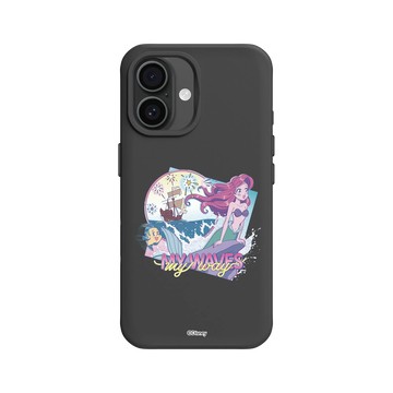 iPhone 16 SolidX 黑 - 迪士尼-公主系列 Disney Princess - 日系愛麗兒