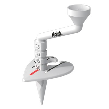 Adak 瞄準高度可調懸浮高爾夫球梯  1個  35 x 78mm  白色