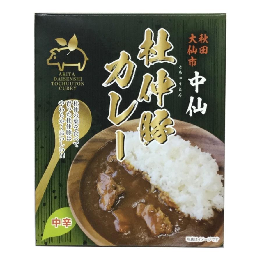 秋田 中仙 杜仲豚カレー 180g 中辛