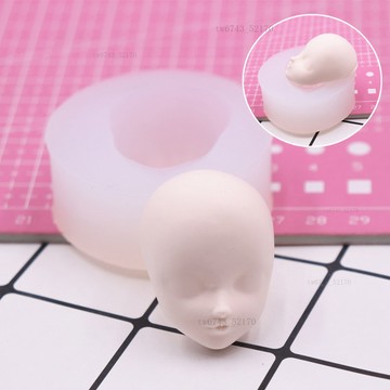 正比臉粘土模具女士正比臉萬用臉矽膠模具翻糖臉模具蛋糕模具臉模 翻糖模具 黏土模具 黏土工具