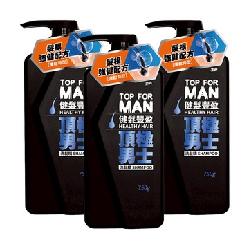 脫普 頂極男士健髮豐盈(中油性髮質適用)洗髮精-750g*3瓶【居家生活便利購】