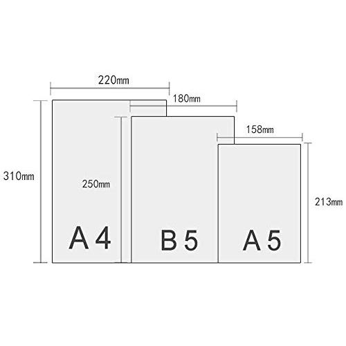 HJ 下敷き ソフト 目盛り 方眼 ソフト 半透明 a4 a5 b5 文房具 (A5, 4枚セット)