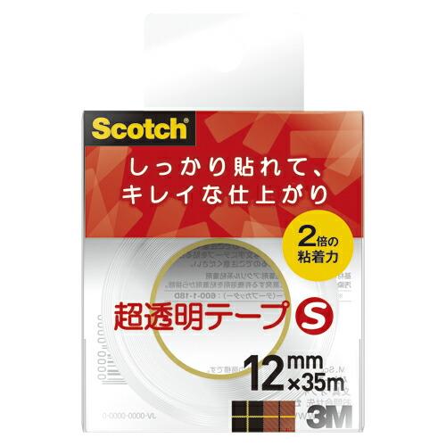 3M(スリーエム):スコッチ 超透明テープS 600-1-12CN 600-1-12CN