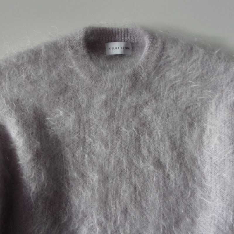 SALE】21FW. ATELIER BETON SILK MOHAIR FLUFF PULLOVER /アトリエ