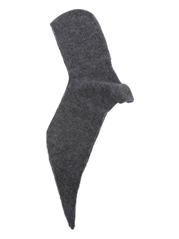Paloma Wool - scarf-detail knitted hat - women - Alpaca/Merino/Acrylic/Wool/Elastane/Polyamide - One Size - Grey