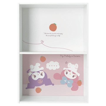 收納王妃 三麗鷗 雙層櫃 番茄好朋友  42.5 x 29.5 x 60cm  混合色