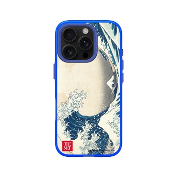 iPhone 16 Pro Clear 激光藍 - The MET - 葛飾北齋《神奈川沖浪裏》