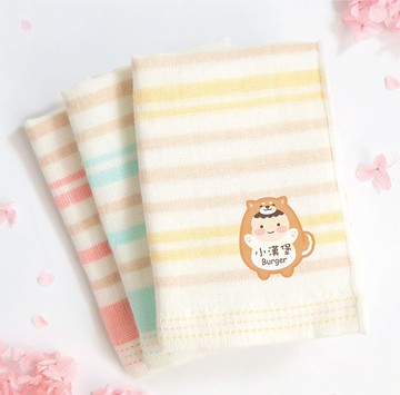 MIT燙印手帕紗布巾【柴柴變裝秀】一組3入