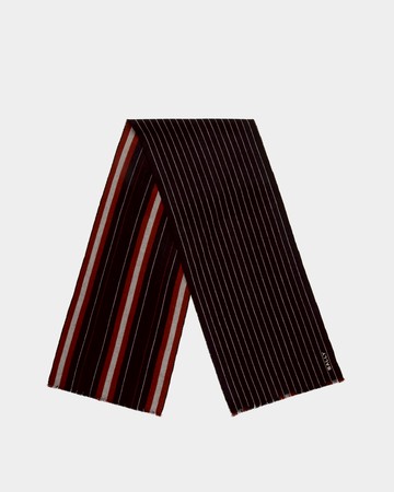 BALLY 羊毛圍巾 - 深藍