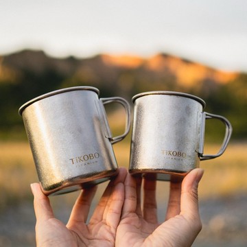 【附杯蓋】純鈦露營杯 330ml/490ml 露營&爬山必備