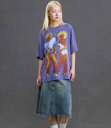 Dotted Vintage T-shirt 點點復古T恤 無性別穿搭