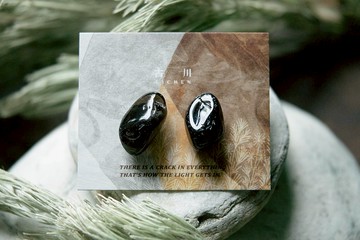 CRACK | 礦物系耳環 |  EARRINGS