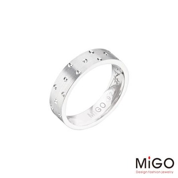 MiGO 愛的光芒純銀男戒指