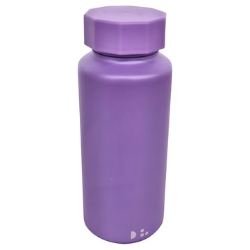 DESIGN LETTERS 直飲保溫杯 Tritan/矽膠/食品級不鏽鋼 保溫最長可達12小時 保冷最長可達24小時  亮紫色  500ml  1個