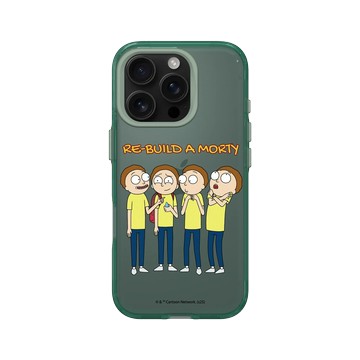 iPhone 16 Pro Clear 憂墨綠 - 瑞克和莫蒂 Rick and Morty - 建造一個莫蒂