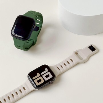 硅膠防水錶帶 適用於 Apple Watch 11 10 錶帶9 8 7 SE 蘋果手錶錶帶 42mm 46mm 錶帶