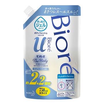 Biore 蜜妮 潤澤沐浴凝露補充包 純粹皂香  750ml  1包
