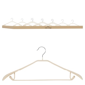 JMIL 防滑西裝衣架  Beige  10支