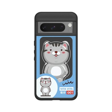Pixel 8 Pro SolidSuit 黑 - VITA VITA．塔仔是隻貓 - 還缺這隻大公仔