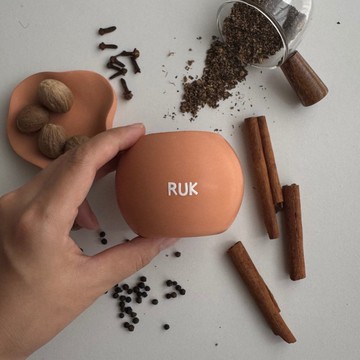 如是手作-NO.19 Masala Chai 香料奶茶香氛蠟燭可使用融蠟燈