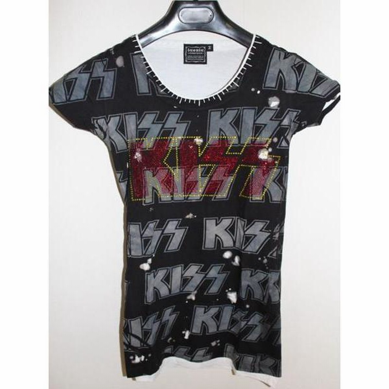 アイコニック SADISTIC ACTION ICONIC レディース半袖Tシャツ KISS Sサイズ 新品 アイコニック SADISTIC ACTION ICONIC レディース半袖Tシャツ