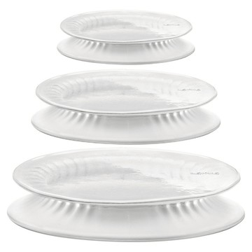 LeKue 矽膠保鮮蓋3件組  半透明色  20cm + 15cm + 11.5cm  1組