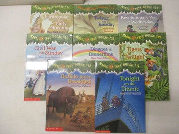 【書寶二手書T8／原文小說_M6Q】Magic tree house-Dingoes at Dinnertime等_8本合售