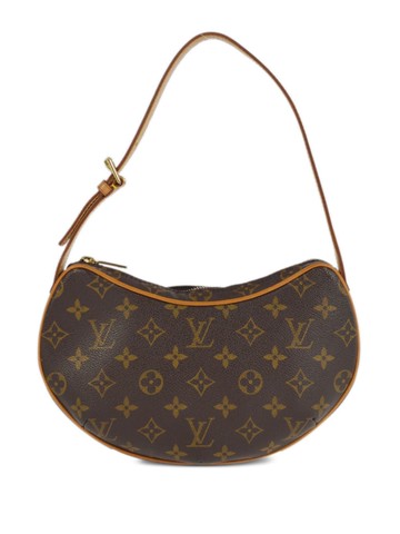Louis Vuitton Pre-Owned - 2003 Pochette Croissant shoulder bag - women - Canvas/Leather - One Size - Brown