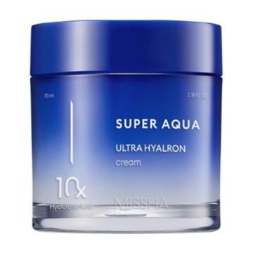 MISSHA Super Aqua 玻尿酸保濕霜  70ml  1罐